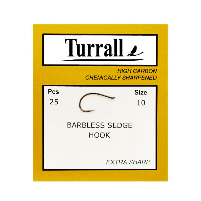 Turrall Barbless Sedge Hooks