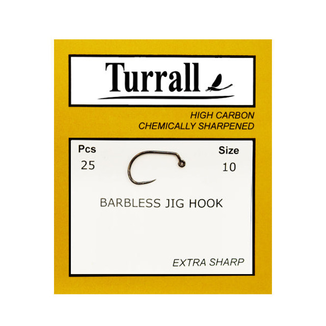 Turrall's Barbless Jig Hooks