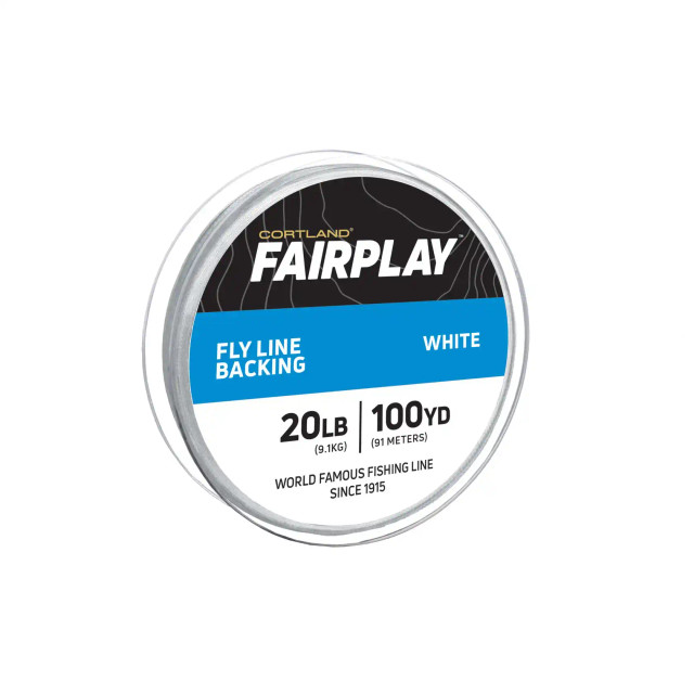 Fairplay Fly Line Backing - White New Cortland 7.99 Fly Tying World Fly Fishing Tackle