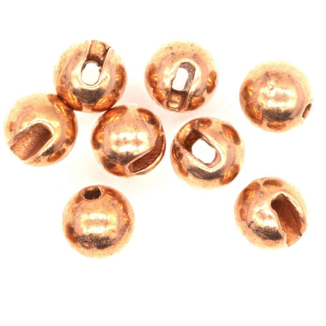 Tungsten Slotted Beads 2.8mm Copper