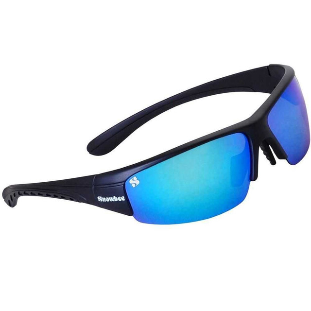 Polarised Wrap Sunglasses Black/Grey Frames New Snowbee 35 Fly Tying World Everything Fly Tying