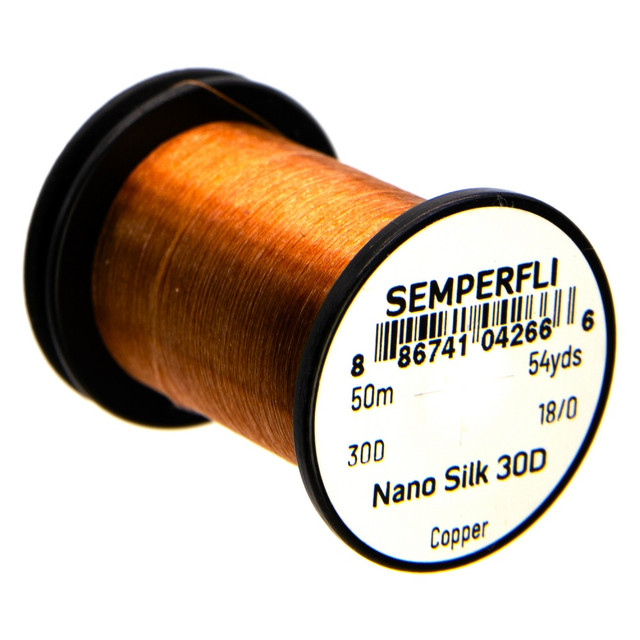Nano Silk Ultra 30D 18/0 is regarded as the tying thread of choice of professional fly tyers worldwide and is the best GSP thread on the market! Being so super strong and available in such a variety of colors and deniers it has endless possibilities and can be used for micro flies to large flies.