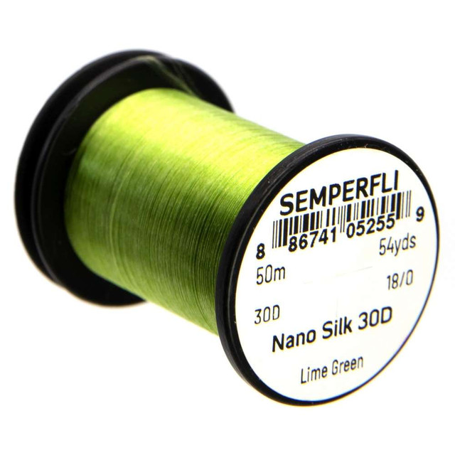 Nano Silk  30D 18/0 is regarded as the tying thread of choice of professional fly tyers worldwide and is the best GSP thread on the market! Being so super strong and available in such a variety of colors and deniers it has endless possibilities and can be used for micro flies to large flies.