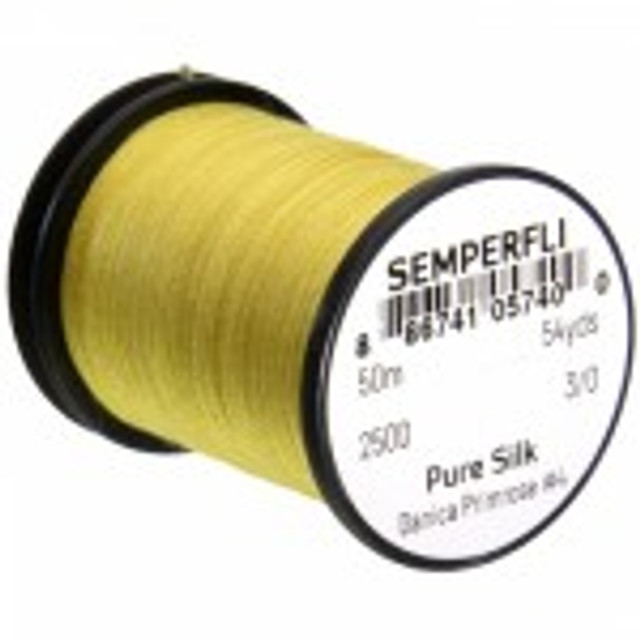 Semperfli Pure Silk Danica Primrose
Traditional fly patterns such as spiders or Clyde style.