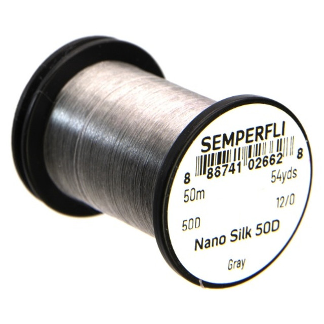 Semperfli Nano Silk 50D 12/0 Grey