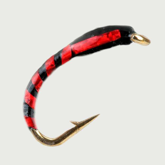 Black/Red Holo Epoxy Buzzers New Turrall 1.15 Fly Tying World Fly Fishing Tackle