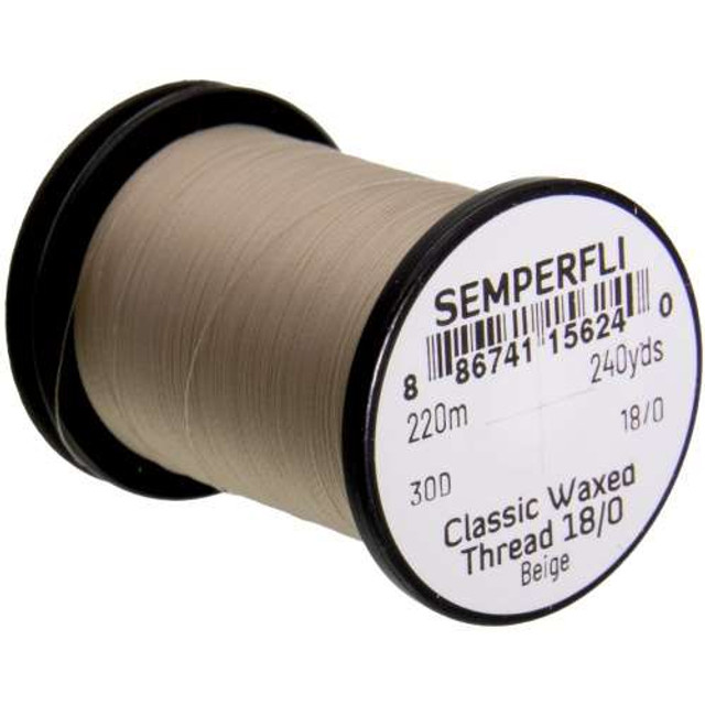 Classic Waxed Thread 18/0 New Semperfli 2.99 Fly Tying World Everything Fly Tying