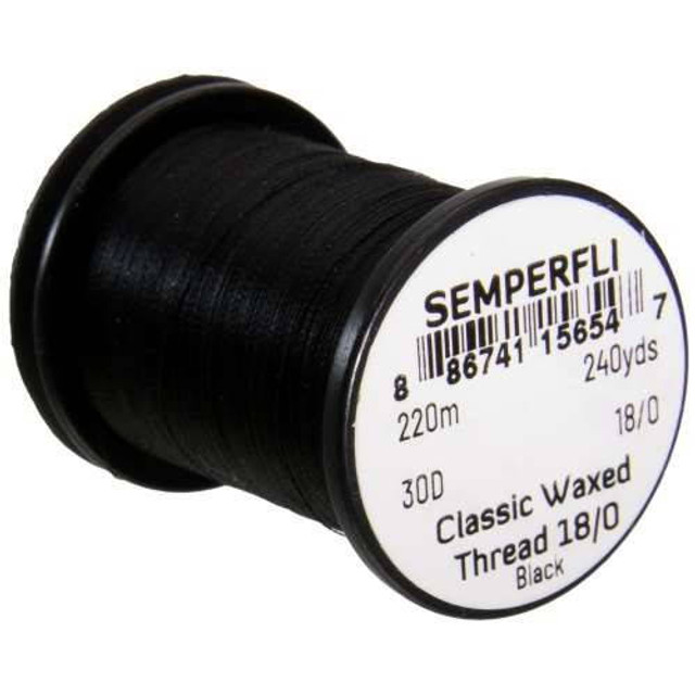 Classic Waxed Thread 18/0 New Semperfli 2.99 Fly Tying World Everything Fly Tying