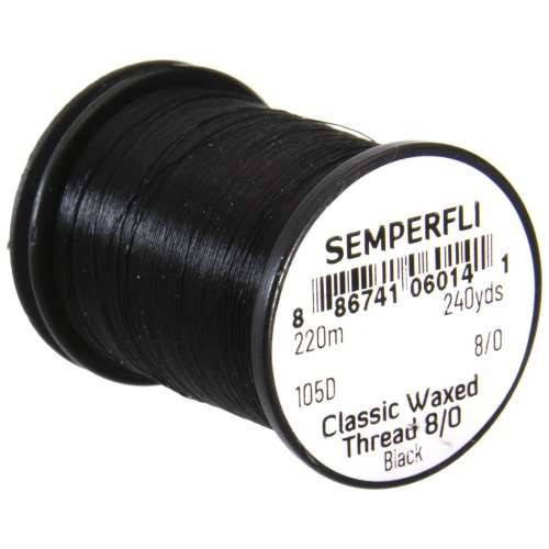 Semperfli Classic Waxed Thread 8/0 fly tying thread spool