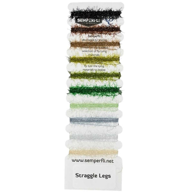 Straggle Legs Natural Multicard New Semperfli 6.25 Fly Tying World Everything Fly Tying