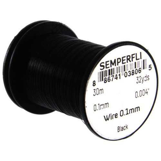 0.1mm Ribbing Wire Non Tarnish New Semperfli 3.8 Fly Tying World Fly Tying Materials