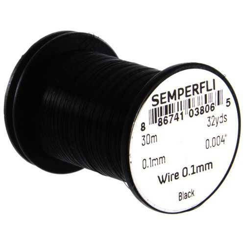 0.1mm Ribbing Wire Non Tarnish New Semperfli 3.8 Fly Tying World Fly Tying Materials