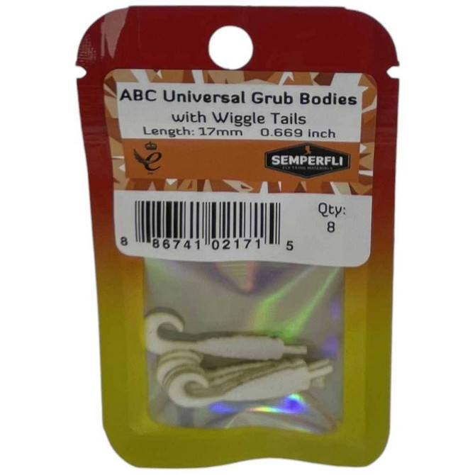 ABC Universal Grub Bodies & Wiggle Tails New Semperfli 6 Fly Tying World Body Material\'s