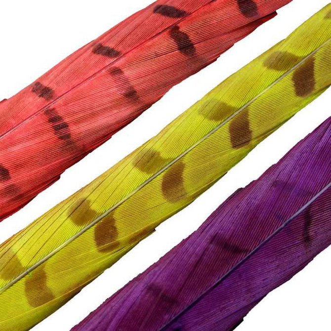 Cock Pheasant Tail Dyed New Turrall 3.45 Fly Tying World Feathers, Quills, Hackles