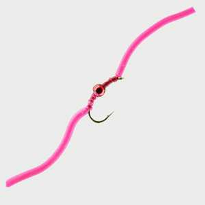 San Juan Red Squirmy Worm Size 10 New Turrall 0.99 Fly Tying World Terminal Tackle