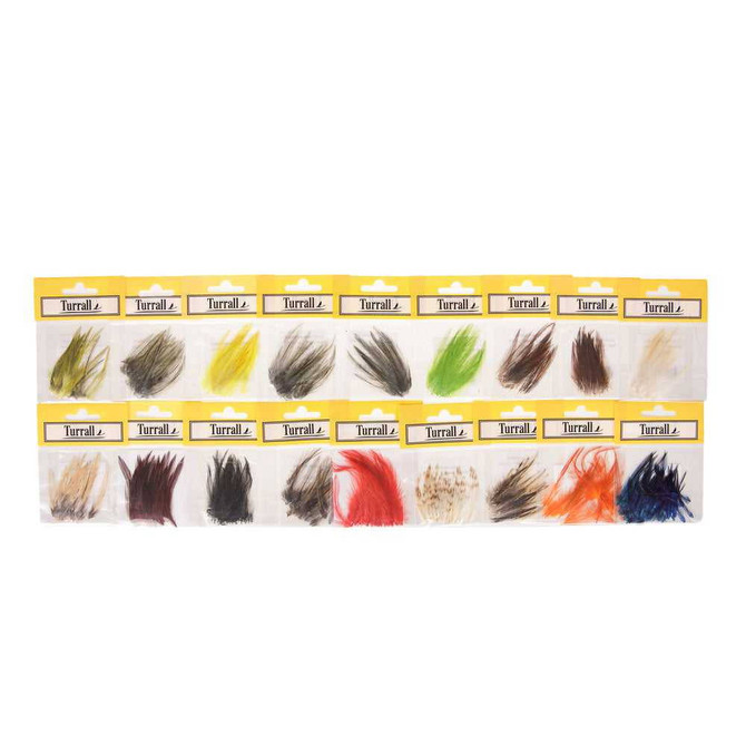 Cock Hackles Select (Dry Fly or smaller flys) New Turrall 2.5 Fly Tying World Fly Tying Materials