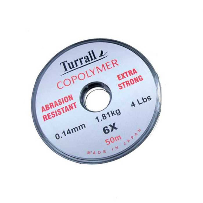 Clear Double Strength Copolymer Tippet New Turrall 3.99 Fly Tying World Fly Fishing Tackle