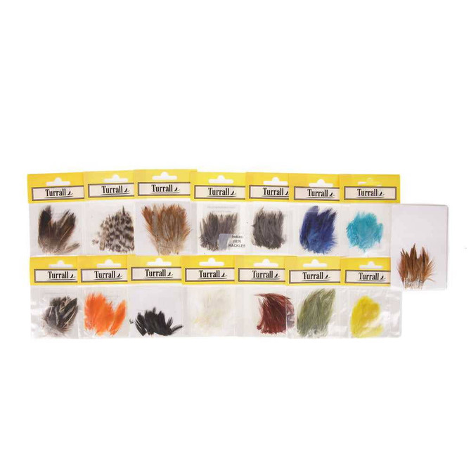Hen Hackles New Turrall 2.5 Fly Tying World Feathers, Quills, Hackles
