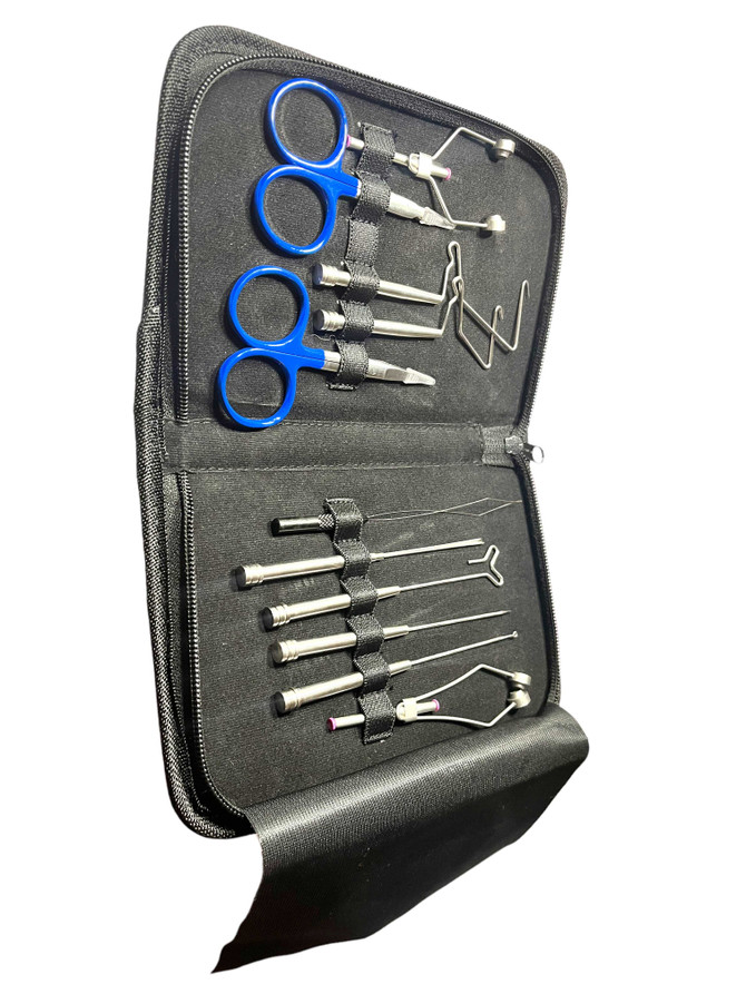 Fly Tying Starter Tool Kit with Case New Turrall 22.99 Fly Tying World Tools