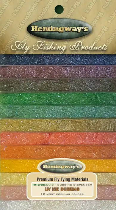 Uv Ice Dubbing Dispenser New Hemingway\'s 18.7 Fly Tying World Fly Tying Materials
