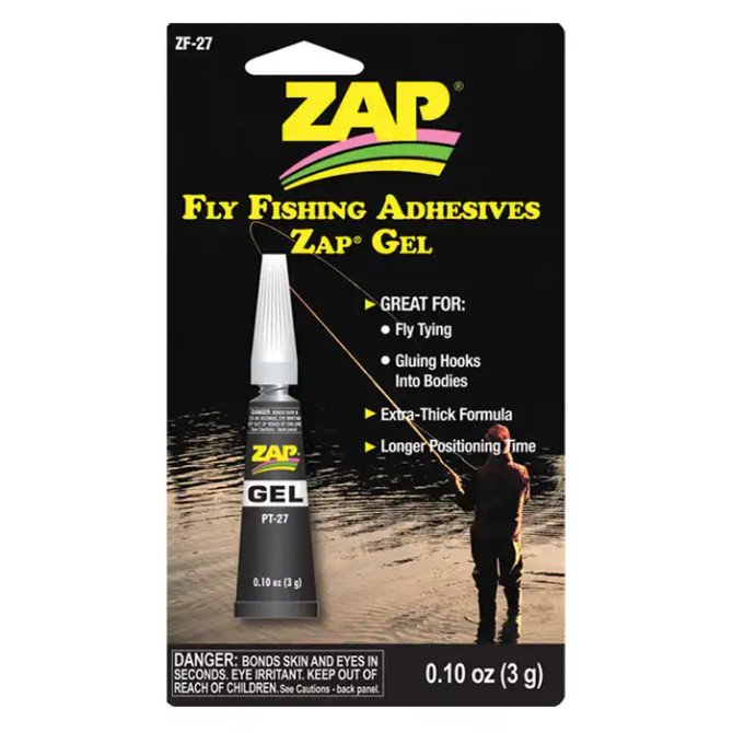 Zap Gel Glue New Zap 2.98 Fly Tying World Glue, UV Resin, Varnish