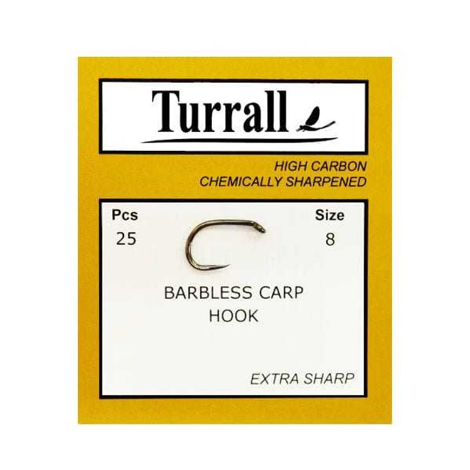 Barbless Carp Hooks New Turrall 5.3 Fly Tying World Hooks & Tubes
