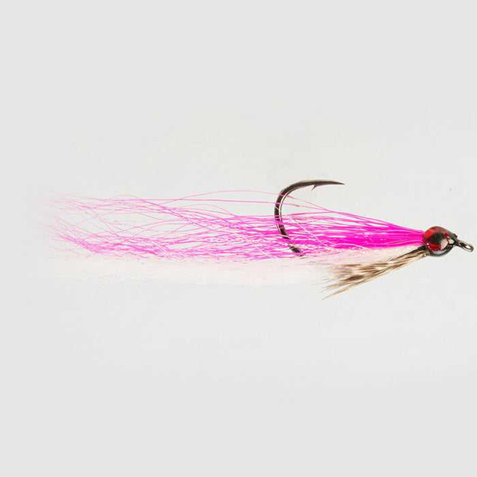 Drop Shot Minnow Pink & White New Turrall 1.45 Fly Tying World Fly Fishing Tackle