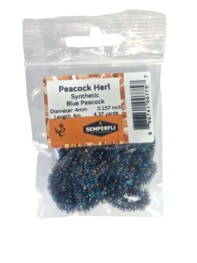 Synthetic Peacock Herl 4mm New Semperfli 4 Fly Tying World 2mm