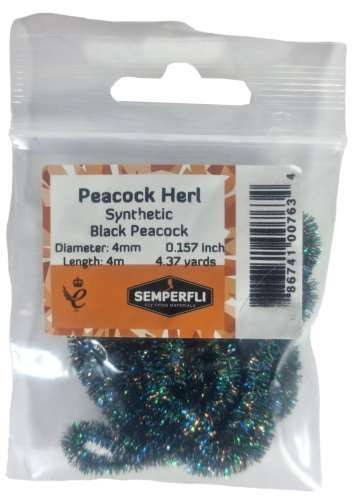 Synthetic Peacock Herl 4mm New Semperfli 4 Fly Tying World 2mm