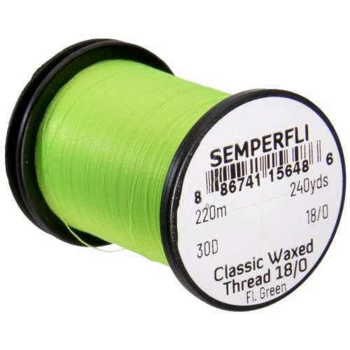 Semperfli Classic Waxed Thread 18/0 ultra-fine fly tying thread spool
