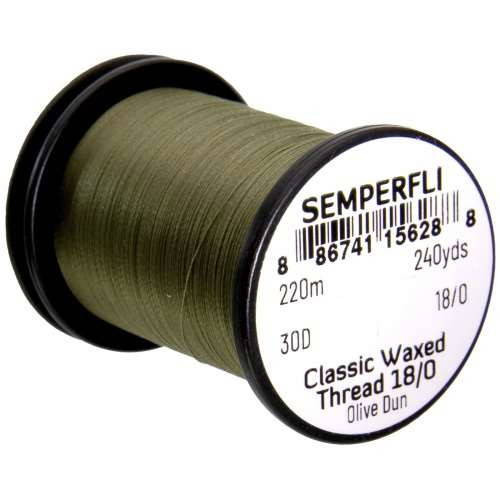 Classic Waxed Thread 18/0 New Semperfli 2.99 Fly Tying World Everything Fly Tying