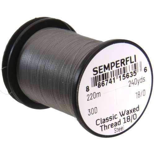 Semperfli Classic Waxed Thread 18/0 ultra-fine fly tying thread spool