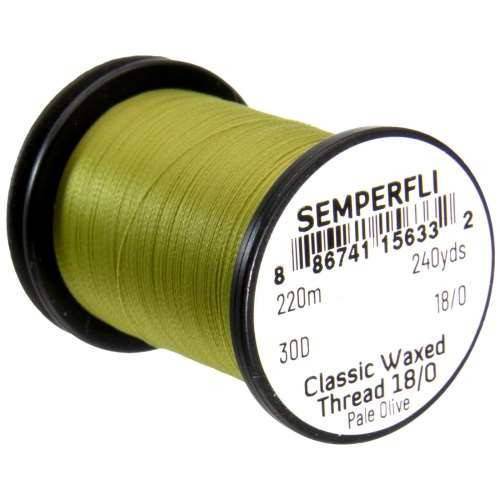 Semperfli Classic Waxed Thread 18/0 ultra-fine fly tying thread spool