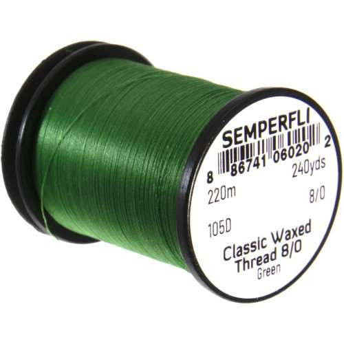 Semperfli Classic Waxed Thread 8/0 fly tying thread spool