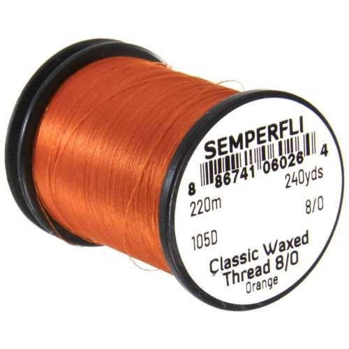 Semperfli Classic Waxed Thread 8/0 fly tying thread spool