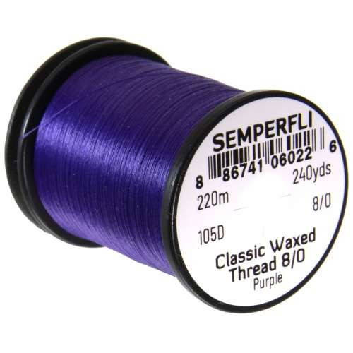 Semperfli Classic Waxed Thread 8/0 fly tying thread spool