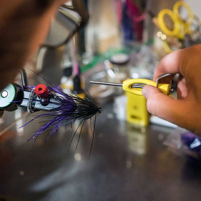 Loon Ergo Bobbin Holder Yellow New Loon 21.99 Fly Tying World Everything Fly Tying