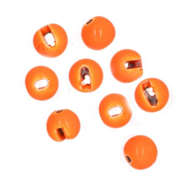 Tungsten Slotted Beads Fluo Orange New Semperfli 3 Fly Tying World Fly Tying Materials