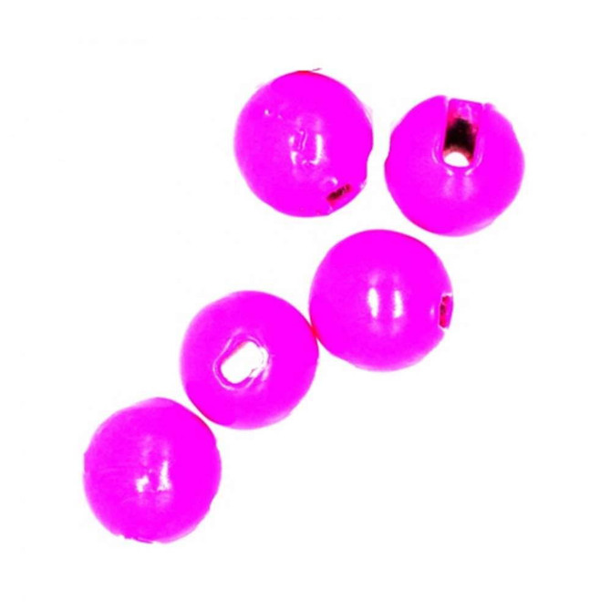 Tungsten Slotted Beads Fluo Pink New Semperfli 3 Fly Tying World Fly Tying Materials