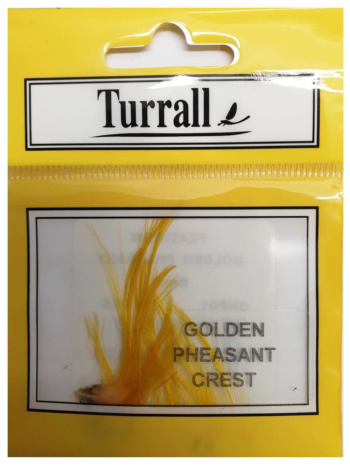 Golden Pheasant Crest New Turrall 2.5 Fly Tying World Feathers