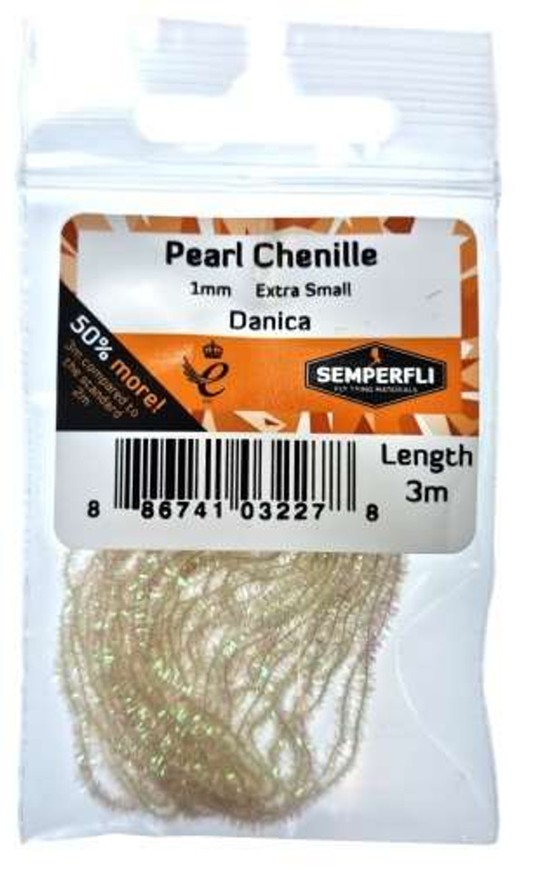 1mm Pearl Chenille New Semperfli 4 Fly Tying World Everything Fly Tying