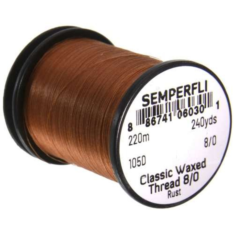 Classic Waxed Thread 8/0 New Semperfli 2.99 Fly Tying World Everything Fly Tying