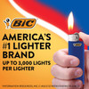 BIC Classic Lighters, Pocket Lighter Style, Fashion Assorted Colors, 50 Count Tray Disposable Lighters