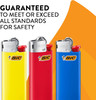 BIC Mini Pocket Lighters, Assorted Bright Colors, 50-Count Tray, Safe and Reliable Child-Resistant Lighters