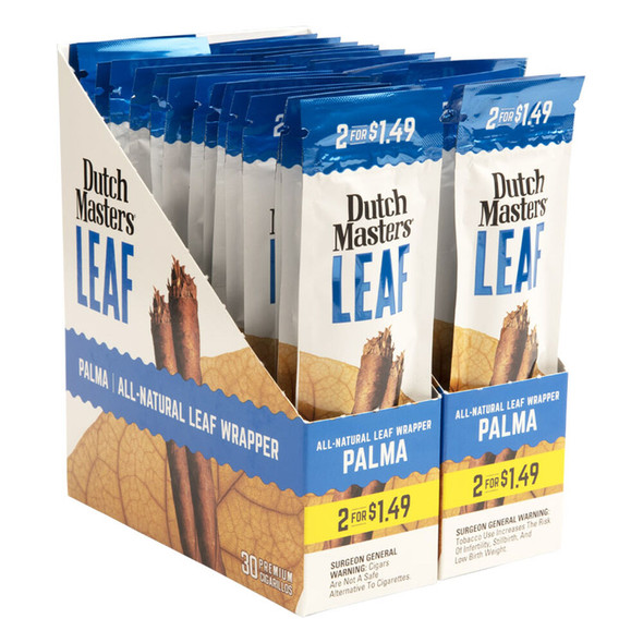 Dutch Maters  Leaf 2/$1.49 Palma ( 2ct/30 pk)