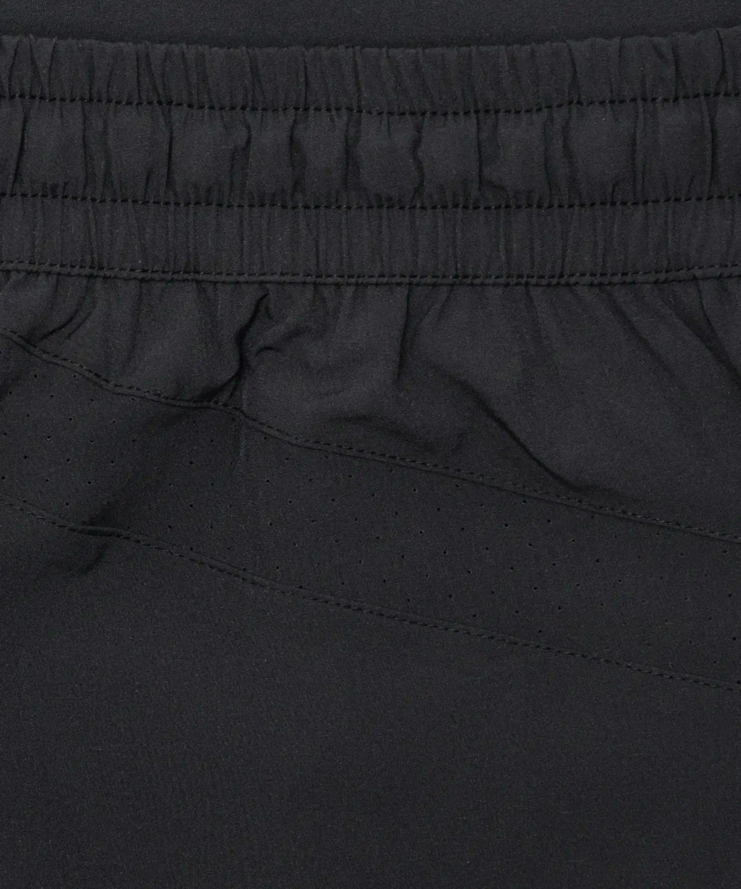 Focus Active Short black waistband detail, close-up view