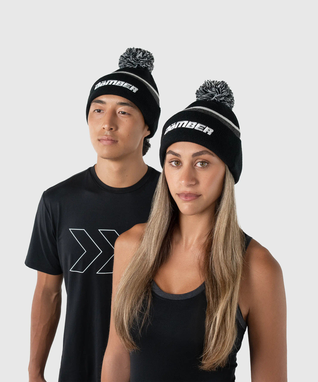 Base Pom Beanie Black