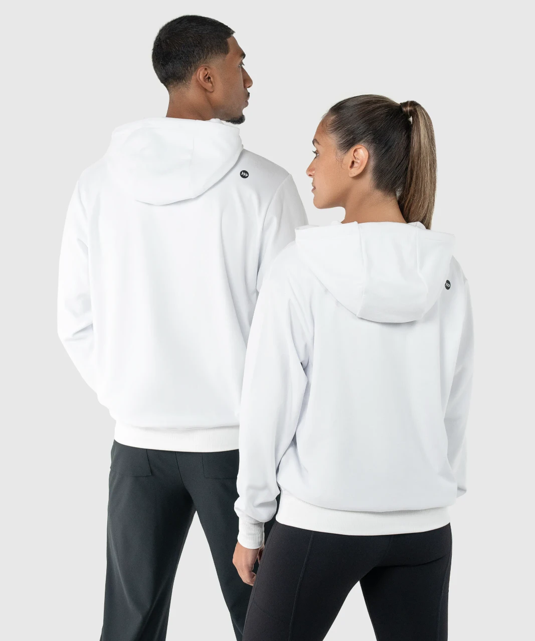 Blaze Hoodie Back White