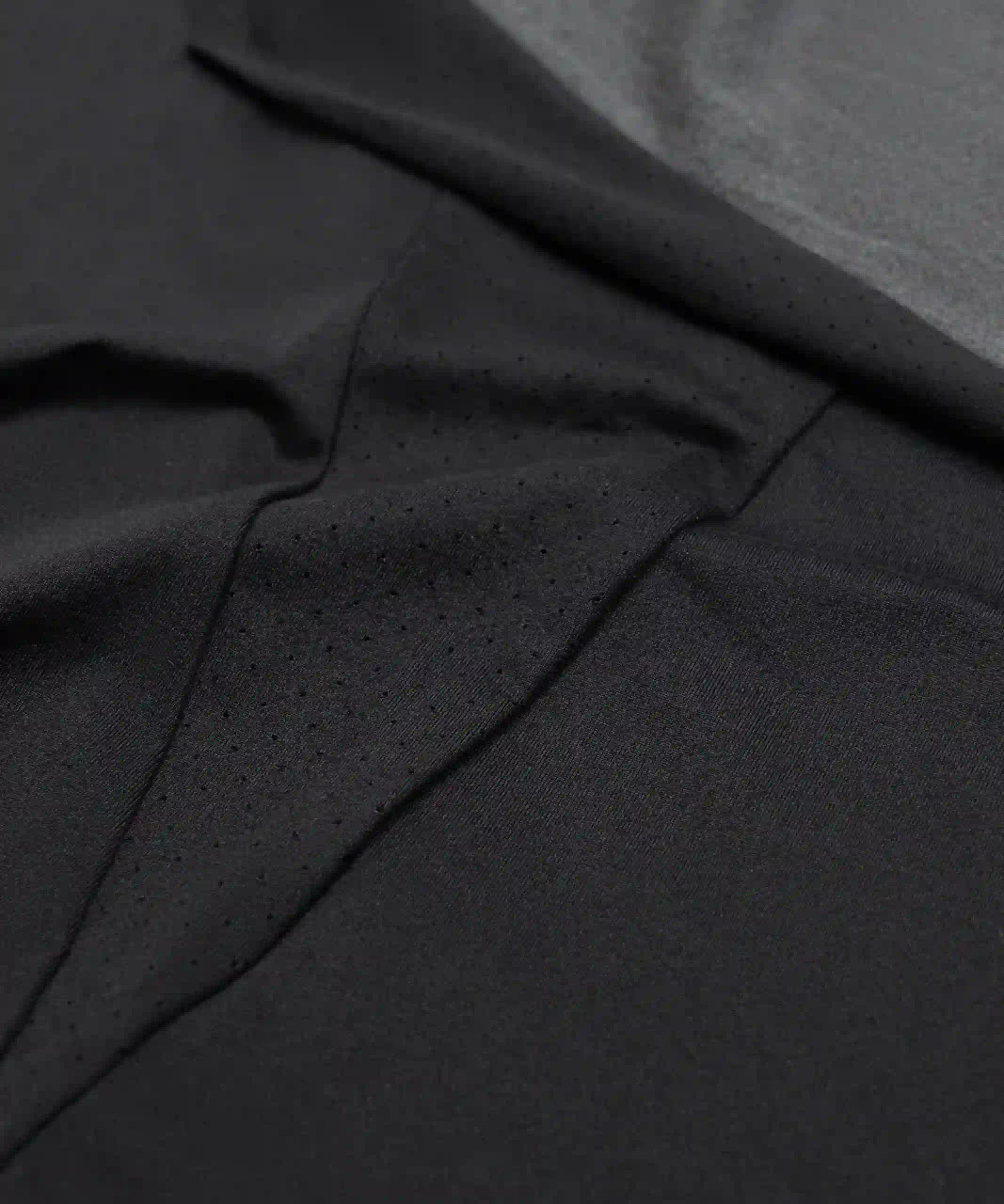 Power LS T-Shirt Black/Black Heather umen