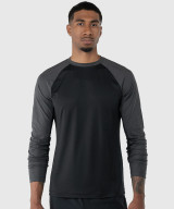 Power LS T-Shirt Black/Black Heather umen